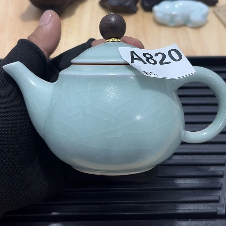 瓷片茶摆件工艺品摆件666