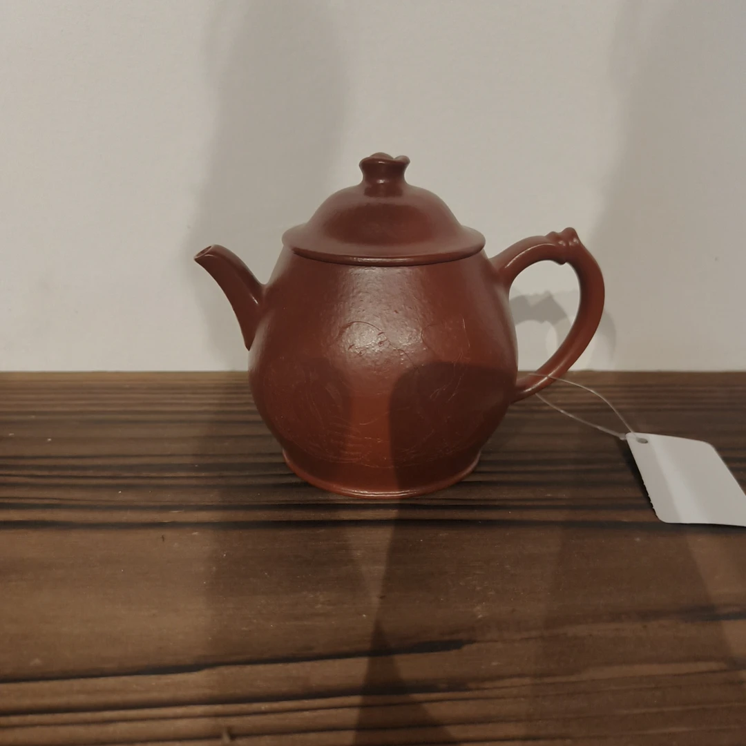 【前墅龙窑丨玉灵】范坚 朱泥 约250CC  紫砂壶