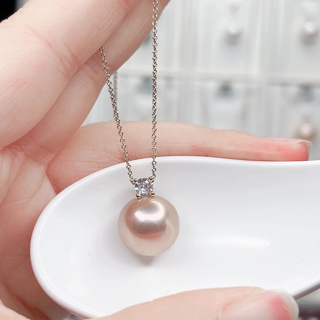 淡水珍珠吊坠(赠链)合金
