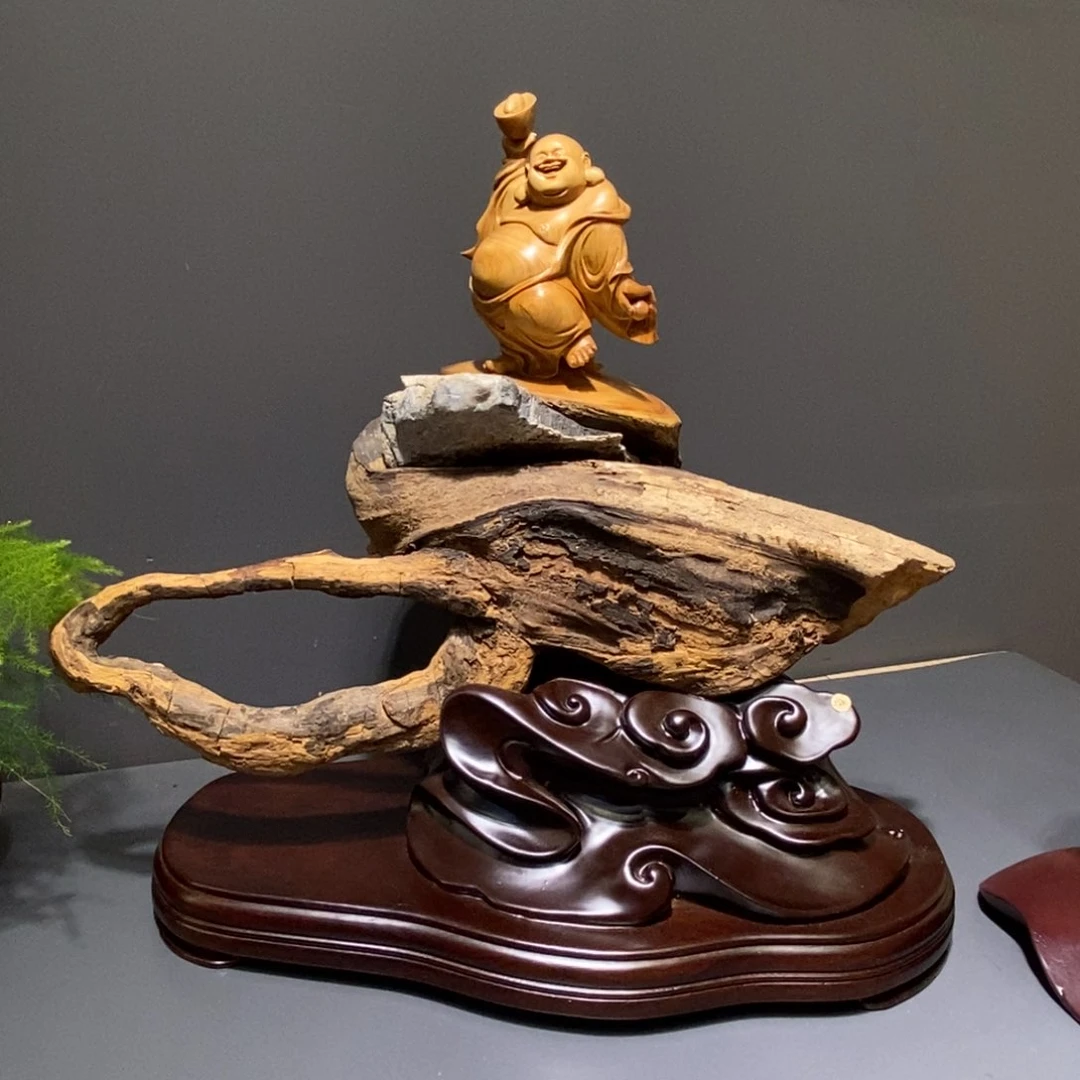 柏木飞天小弥勒意境