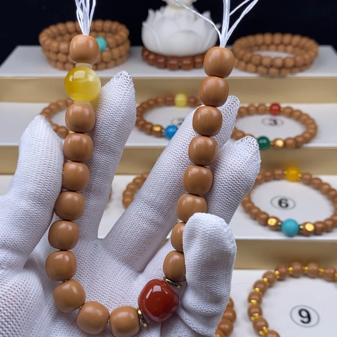 华***丰猴头核桃手串全品无瑕