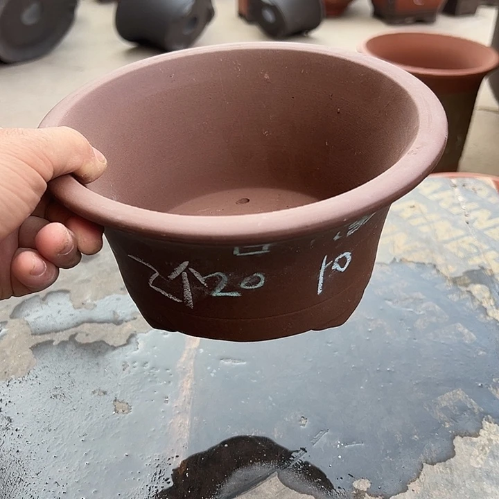 紫砂花盆透气花盆