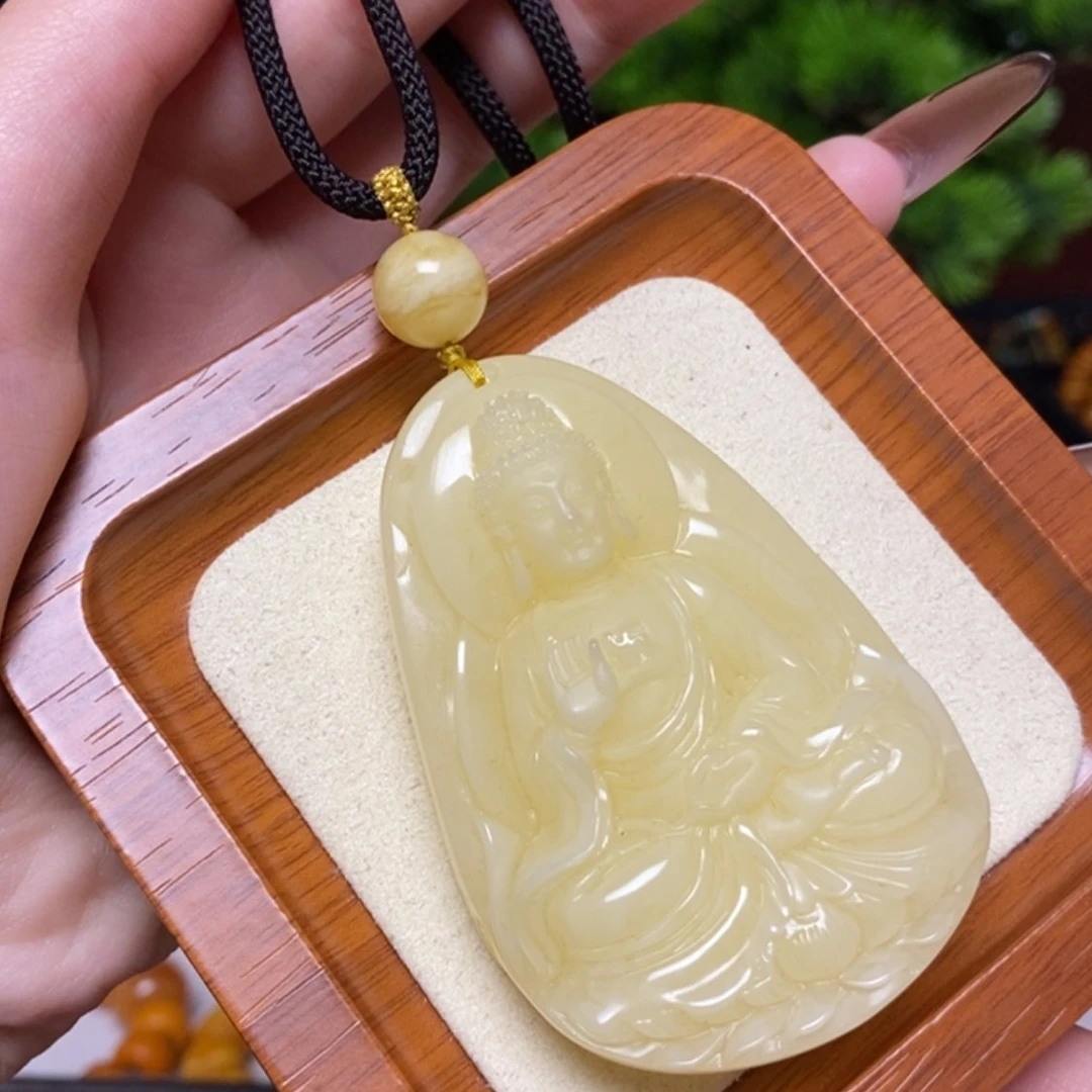 【闪购商品】蜜蜡颈饰未镶嵌项链￼