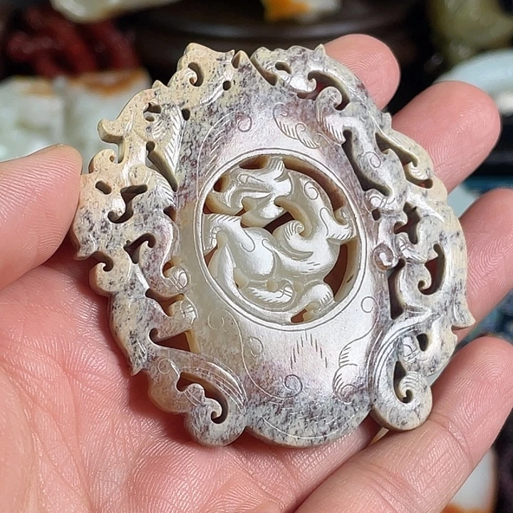 云***胡和田玉未镶嵌挂件