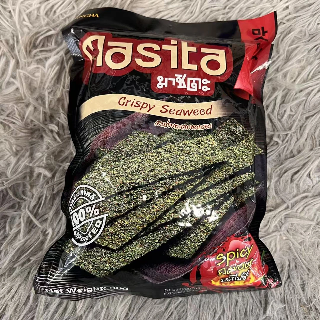 泰国进口玛喜泰韩式香辣味脆海苔