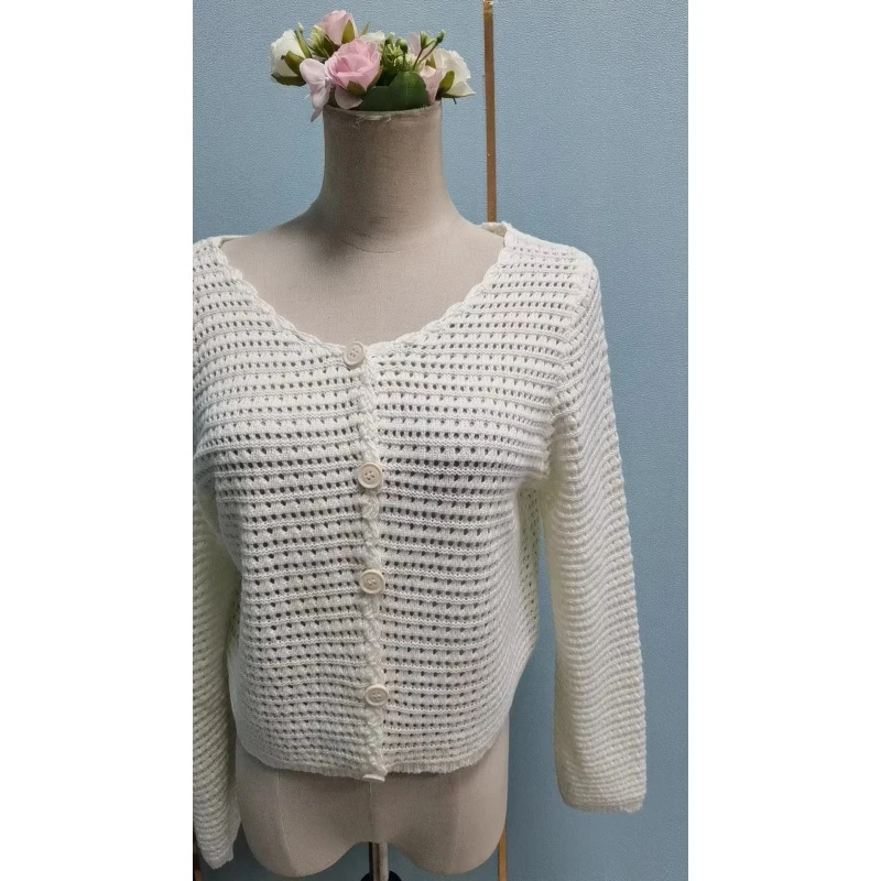 网状针织衫外套 0118