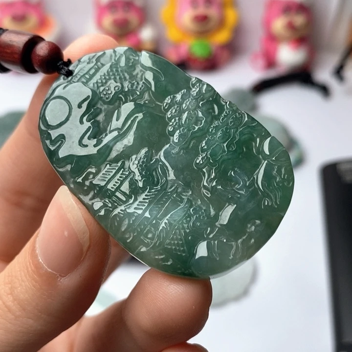 翡翠未镶嵌颈饰翡翠