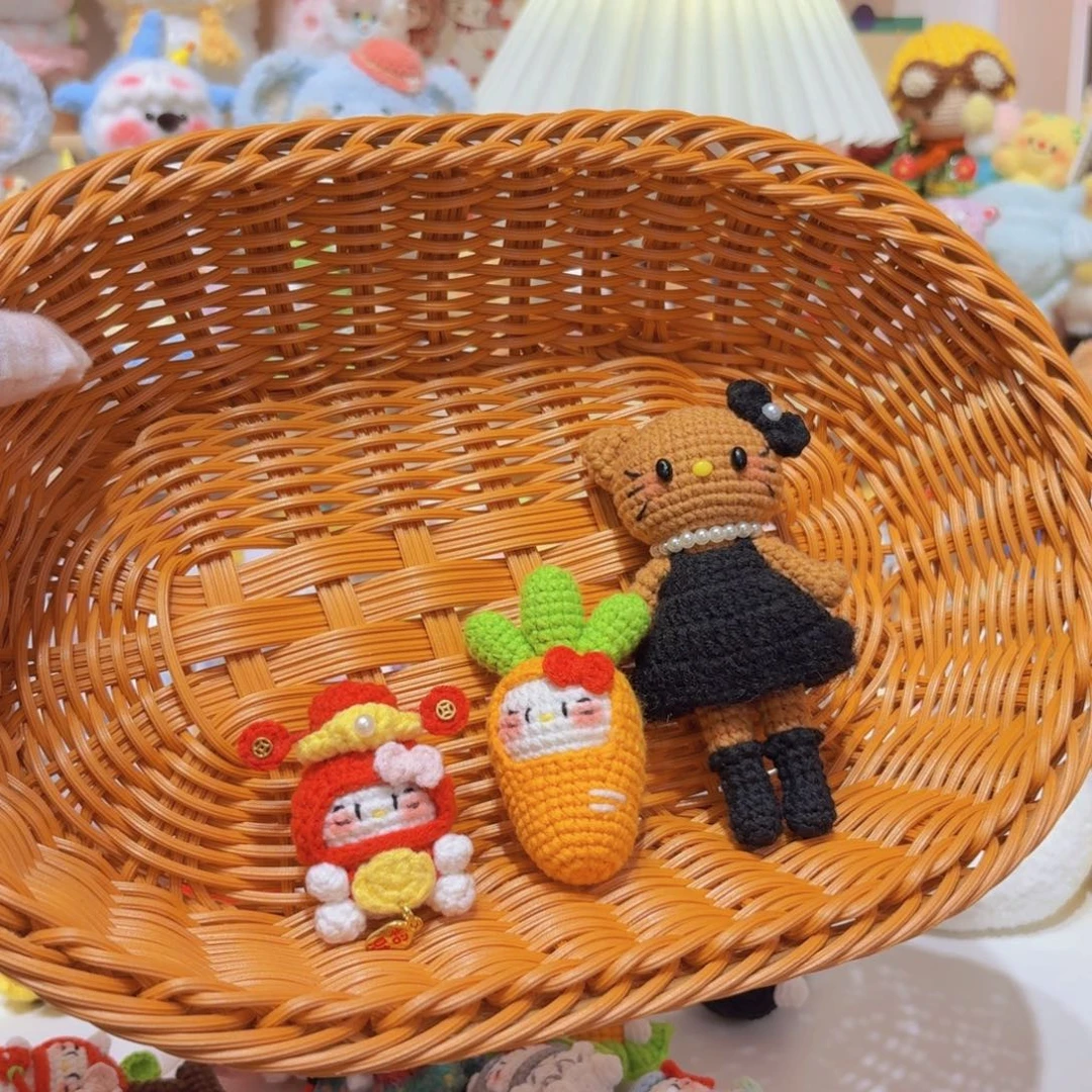 针织品财神爷 萝卜车挂 KT包挂