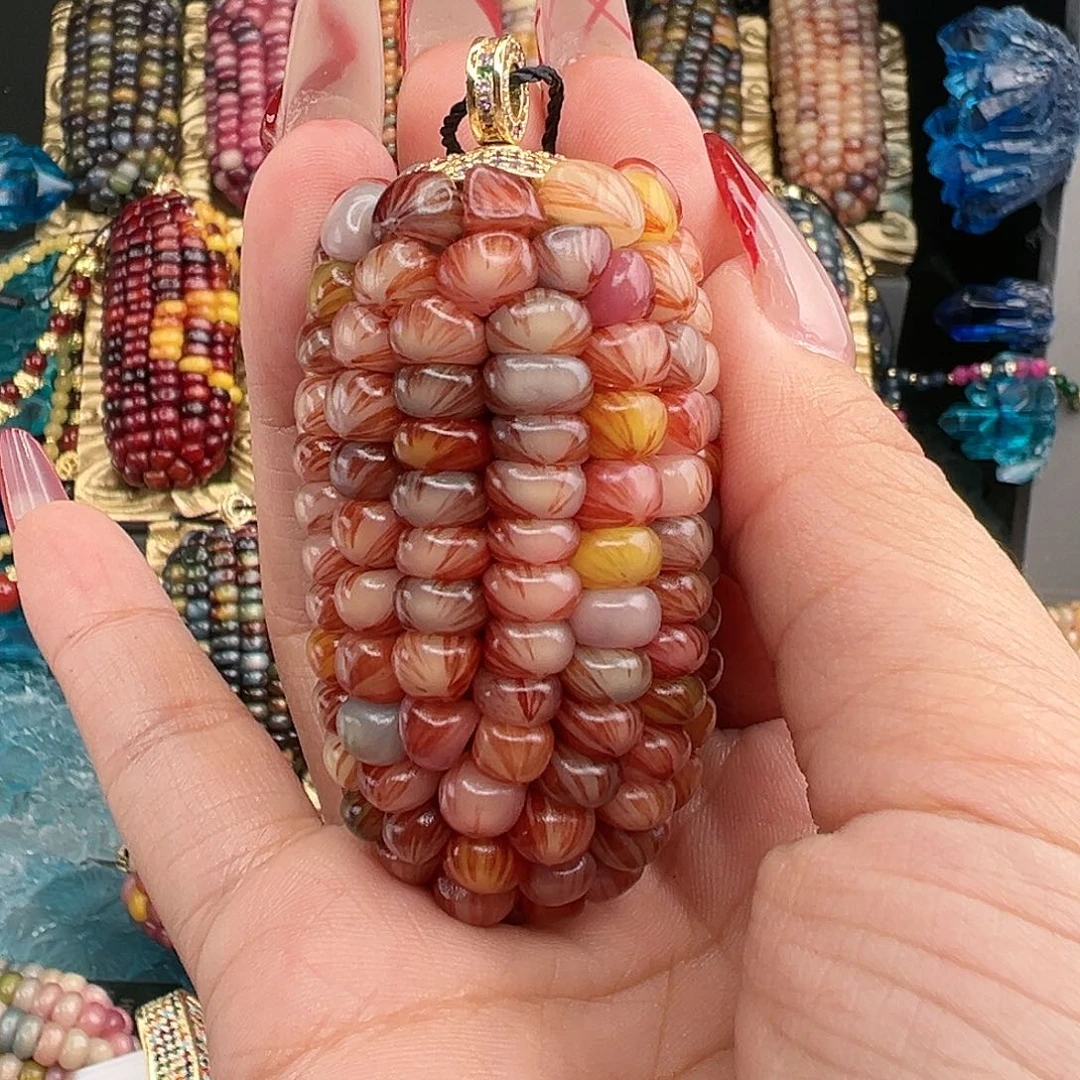 【闪购商品】香榧木晶*儿文玩玉米，一物一拍