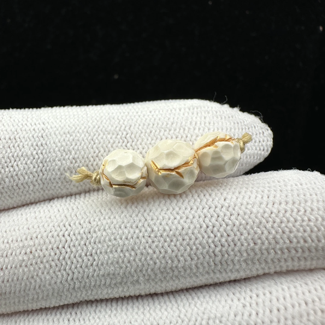 X7658天然猛犸牙 配饰 8mm支持鉴定 假一罚四