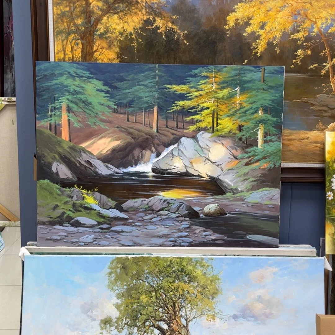 Y***Y手工手绘精品油画75+100厘米