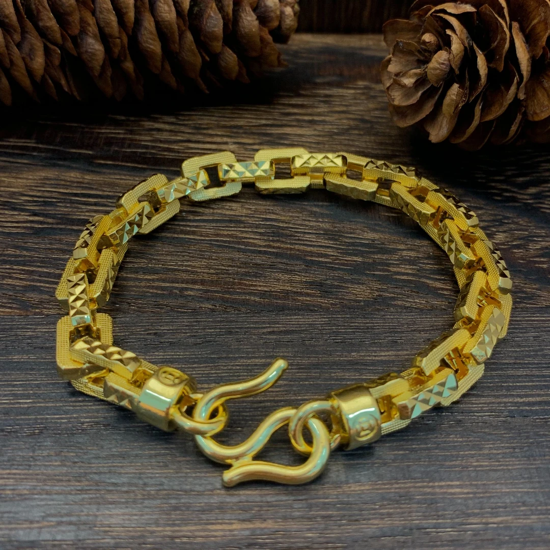 足银手链 车花密咔卡手链