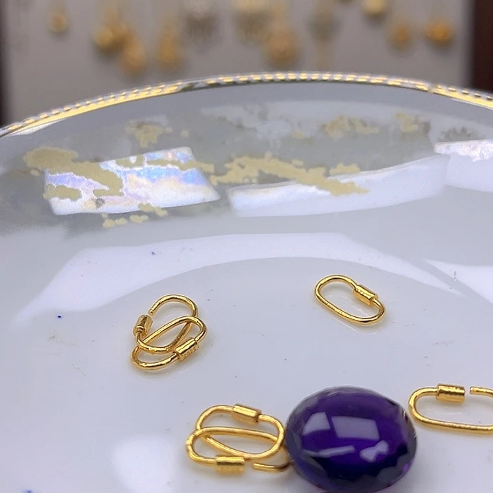 银S925镶嵌颈饰紫晶紫晶925镶嵌206