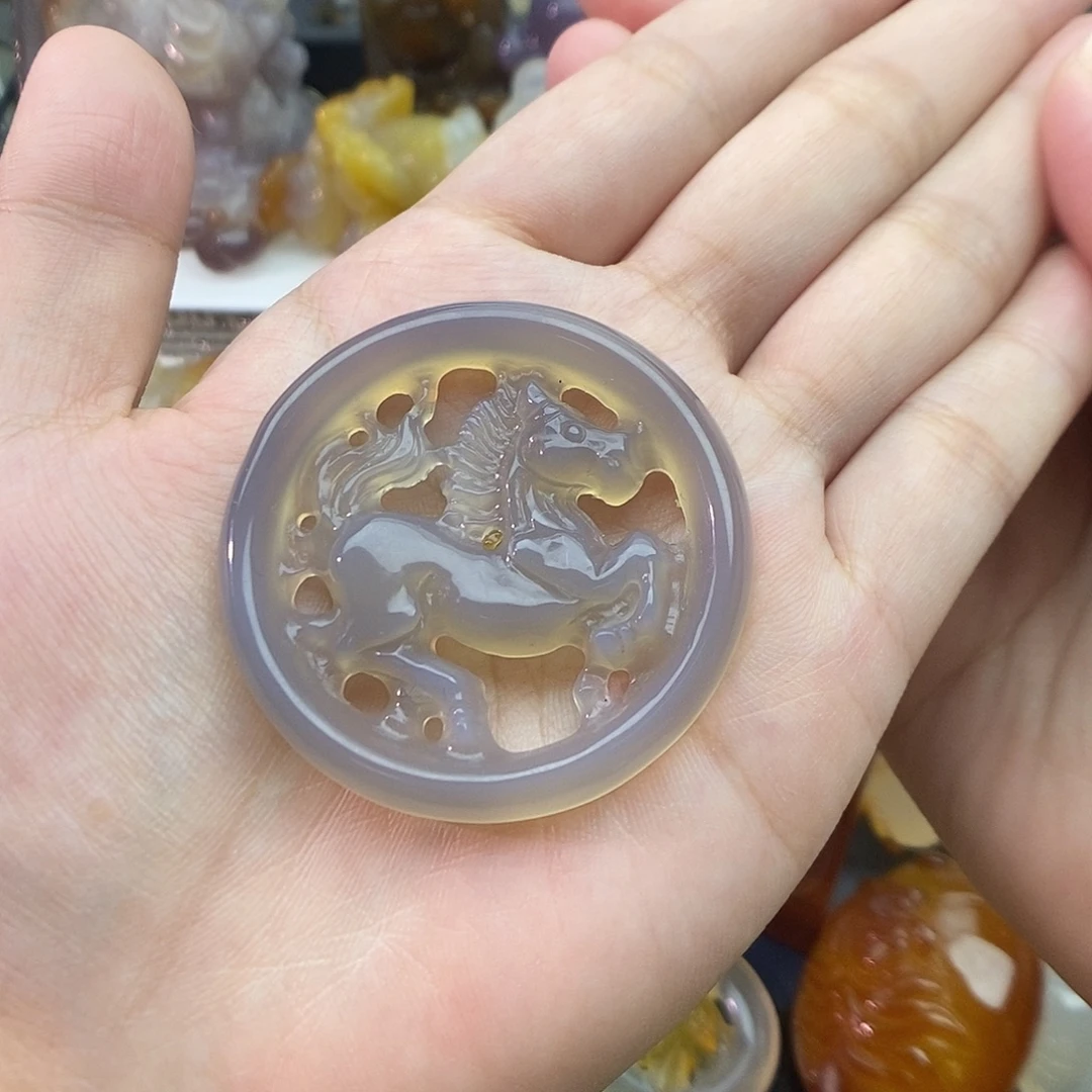 玛瑙/玉髓未镶嵌颈饰