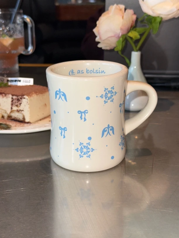 哈萨克元素原创oyu碎花马克杯咖啡杯创意330ml