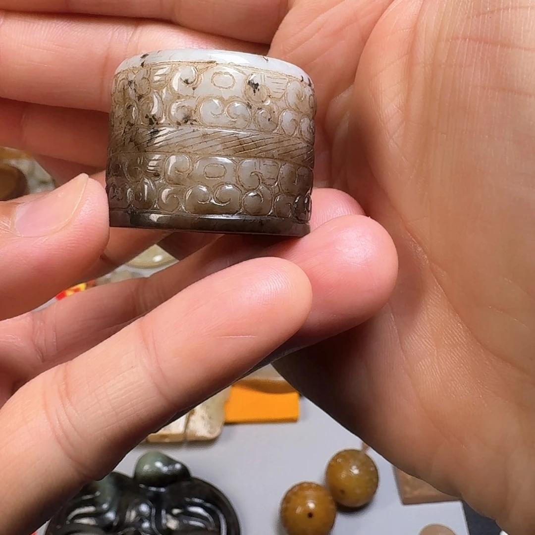 和田玉车挂未镶嵌