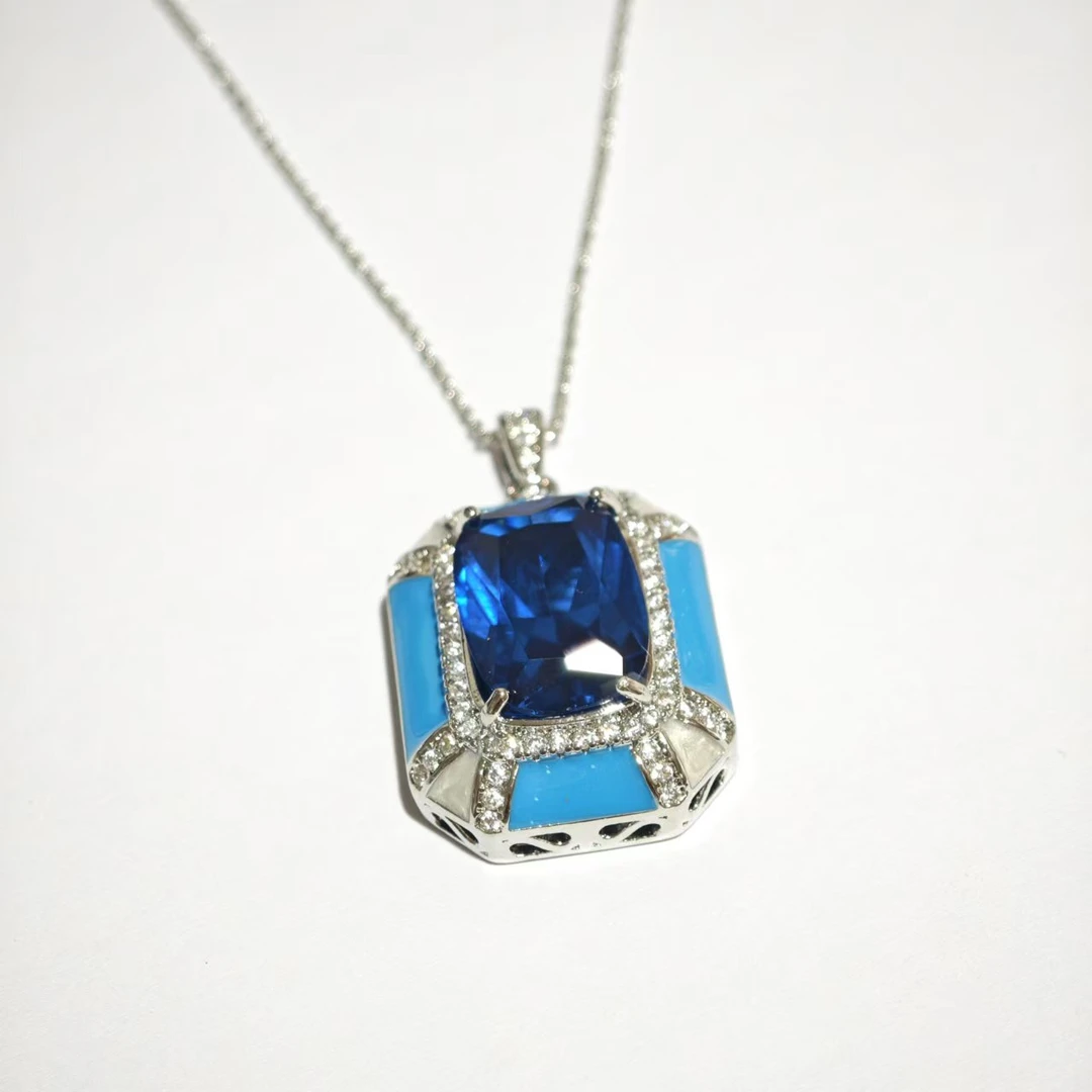 非金属珐琅吊坠  轻奢时尚气质百搭精致精美吊坠ztzl11529