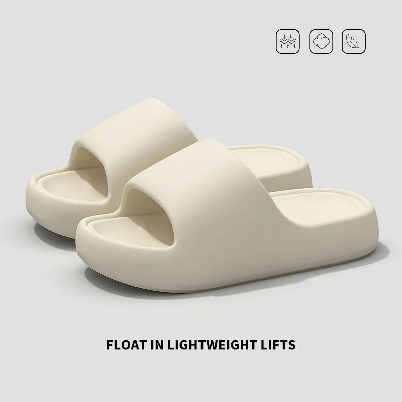 踩屎感女士拖鞋夏季外穿2025新款防滑厚底简约情侣外穿拖鞋男夏