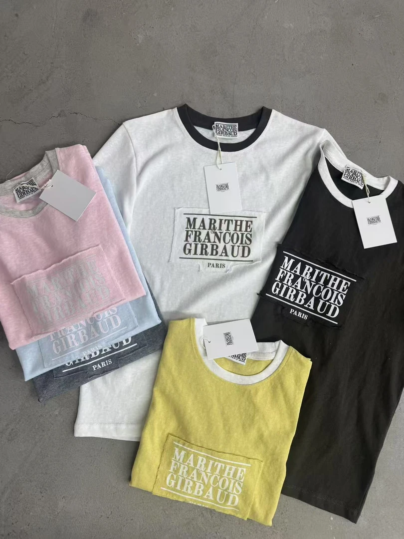 25228 韩系贴布字母T恤