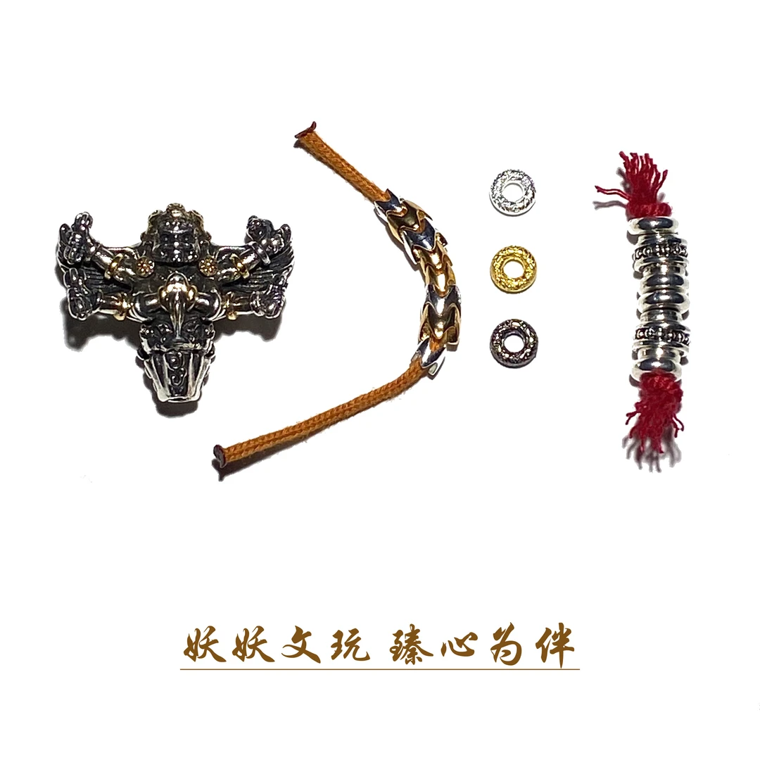 【S936】金翅大鹏三通套装配饰 尺寸22mmX27mm 厚度10mm 两款可选