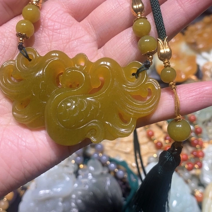 岫玉毛衣链未镶嵌