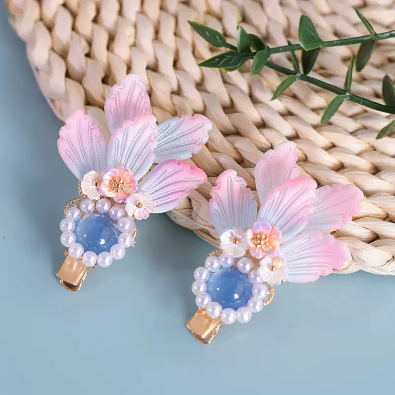 【粼粼～粉金鱼】古风汉服配饰