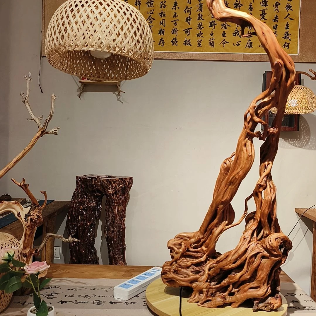 不***成木随形意境摆件茶灯