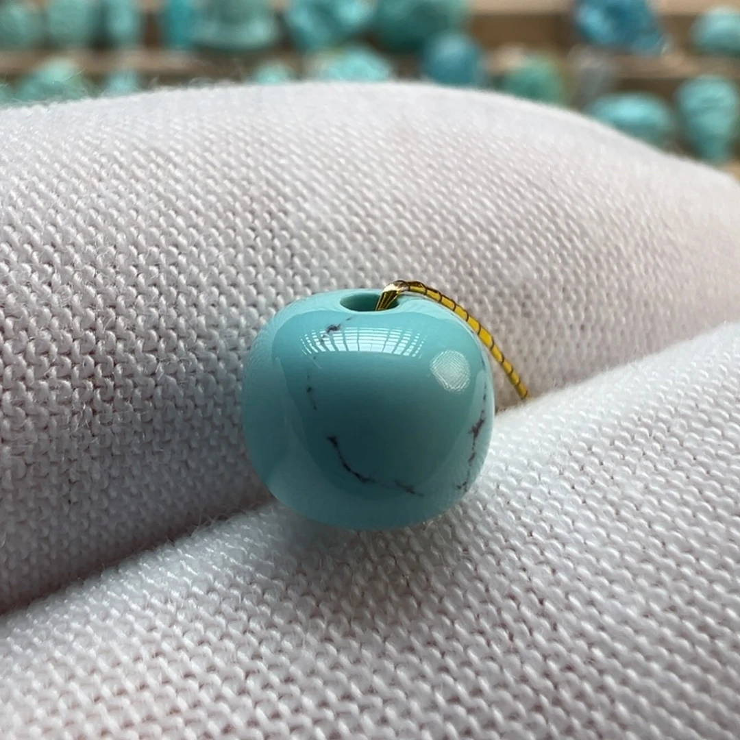 绿松石未镶嵌配饰7.2*6.1