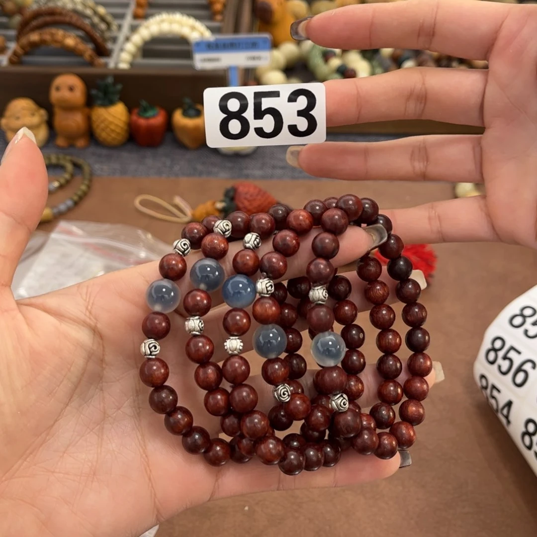 染料紫檀（血檀）手串/手链853单圈