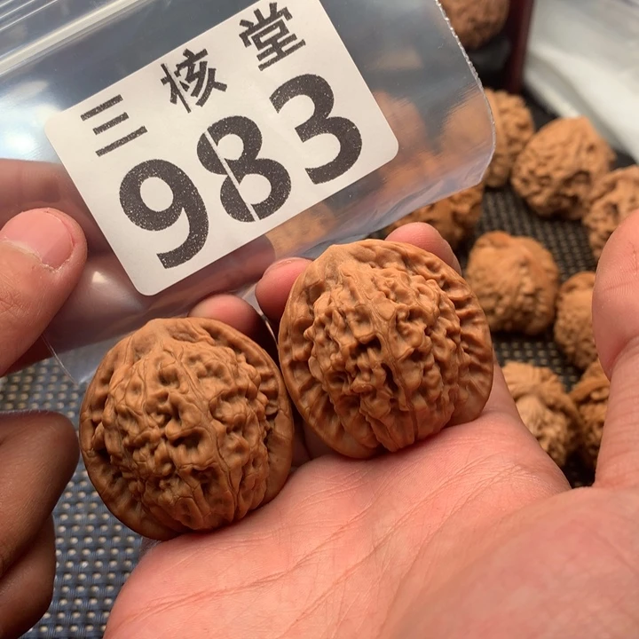 吊坠文玩核桃莲花