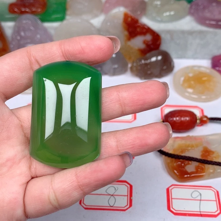 玛瑙/玉髓颈饰未镶嵌红***家