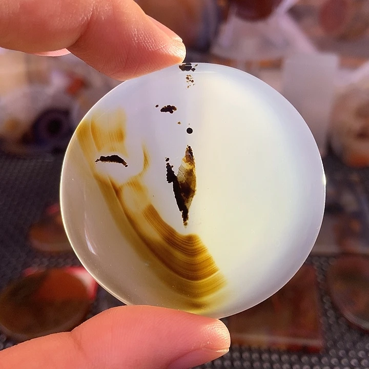 玛瑙/玉髓颈饰合金