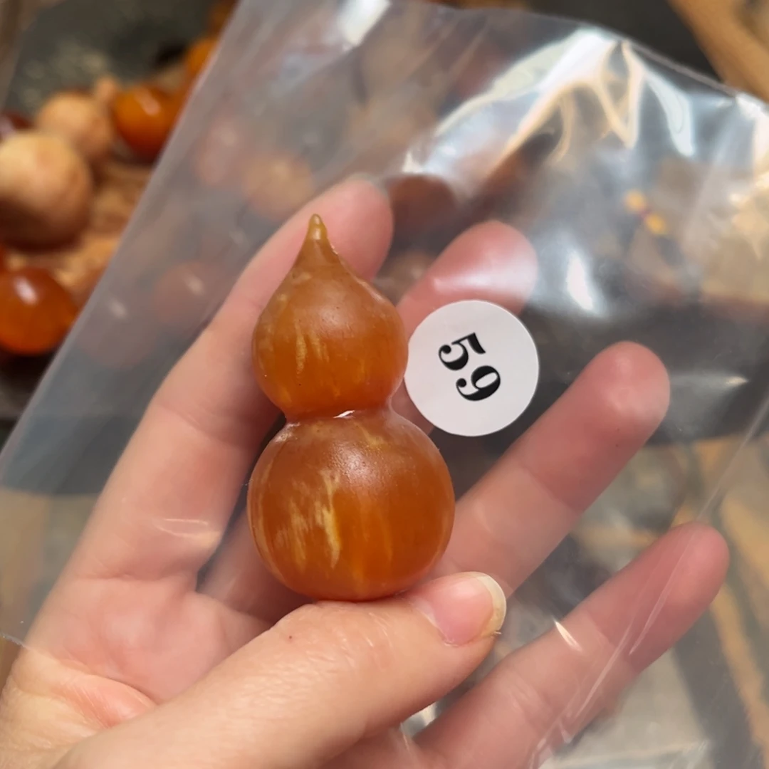 松木（琥珀木）手串/手链59葫芦手把件