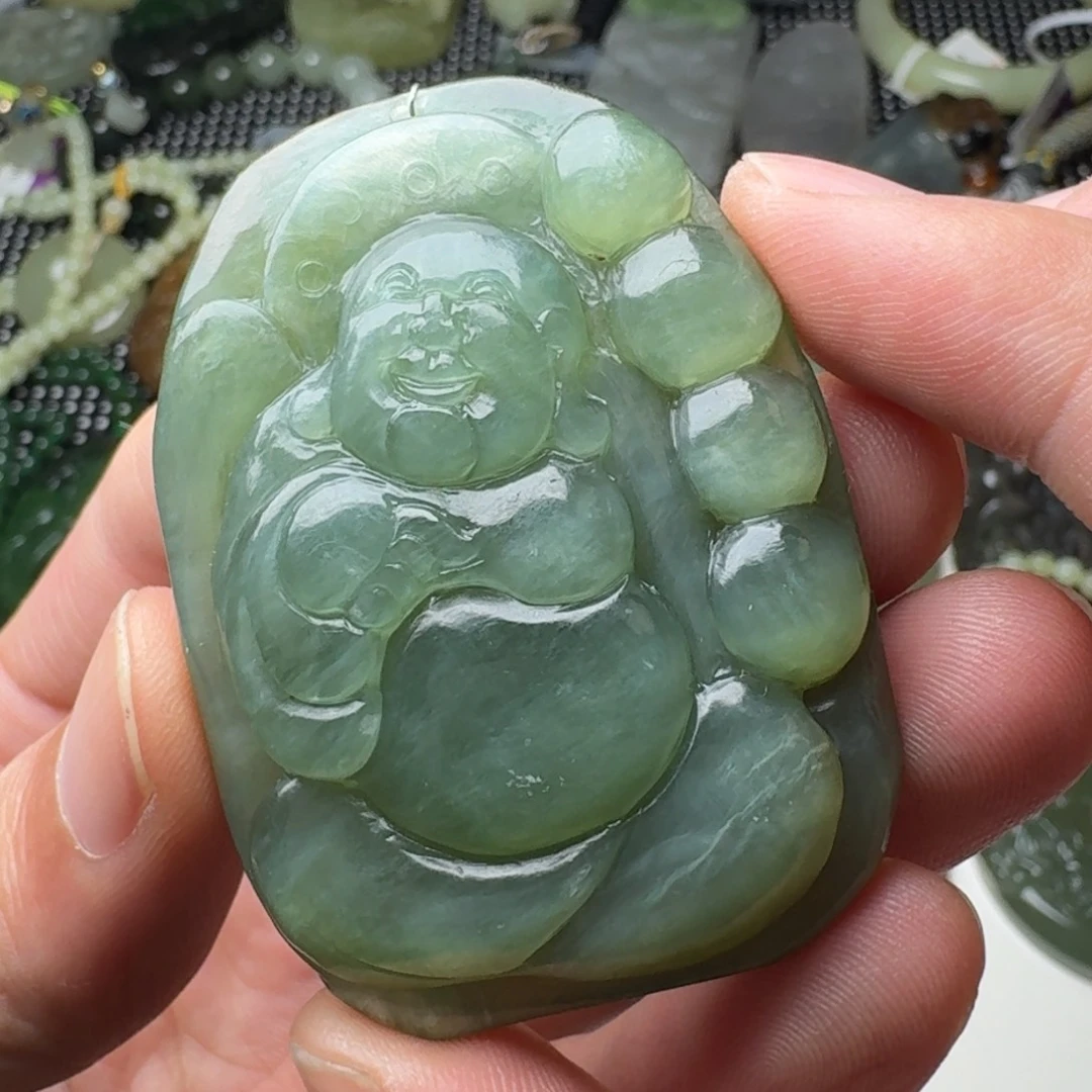 和田玉未镶嵌颈饰16