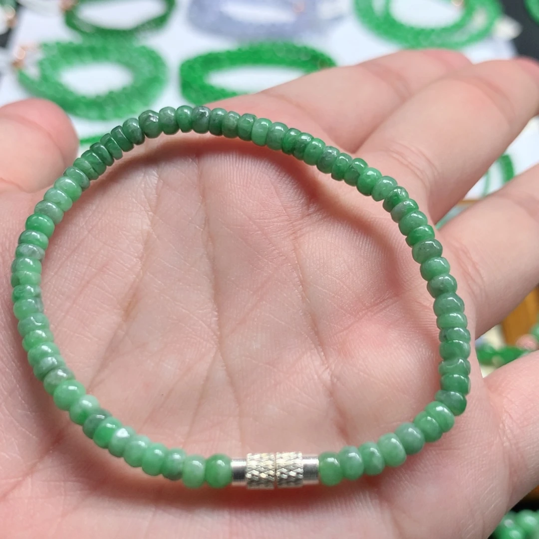 未镶嵌手链翡翠翡翠