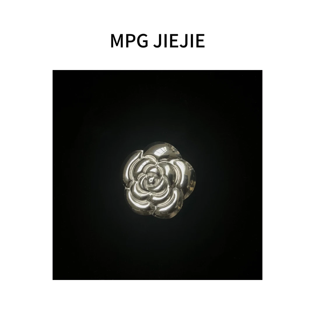 钛钢胸针 MPG JIEJIE1【四季小香】设计感山茶花穿搭加分胸针