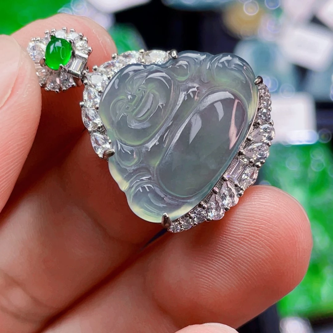 翡翠未镶嵌颈饰5，