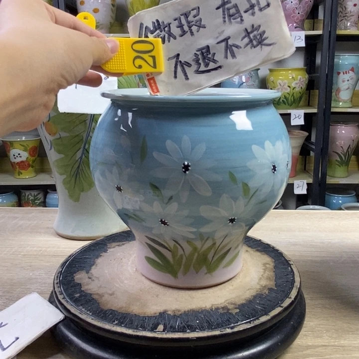 景德镇高温陶瓷花盆