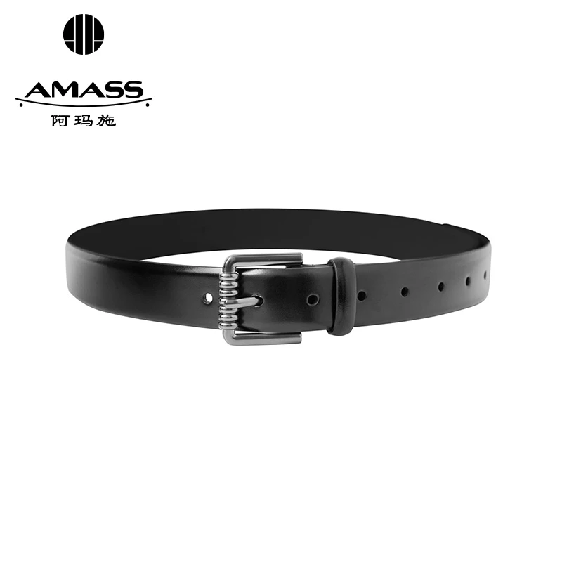 阿玛施AMASS牛仔裤皮简约腰带5900551休阿玛施皮带女士女款新款