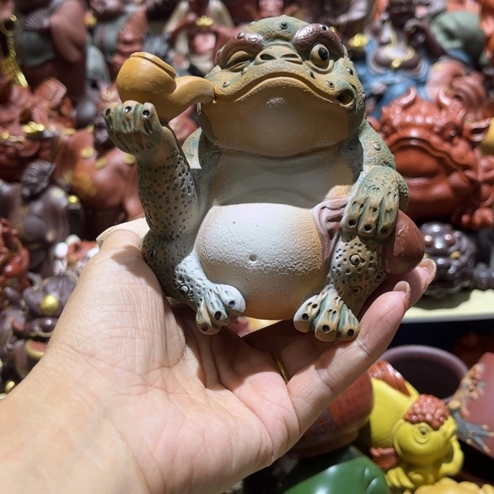 茶壶紫砂特惠烟斗金蟾