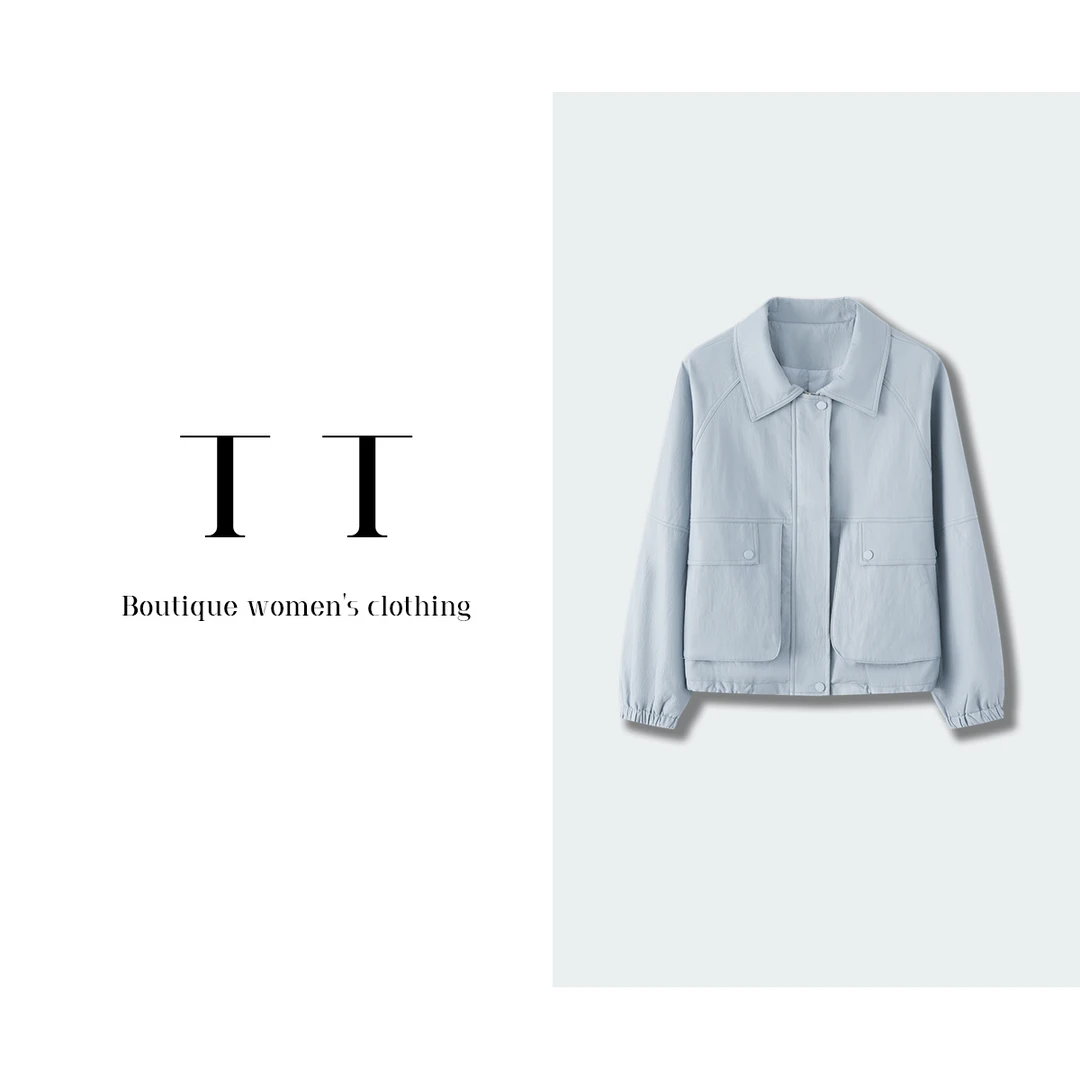 韩系设计师款宽松皮衣A488-Y2603