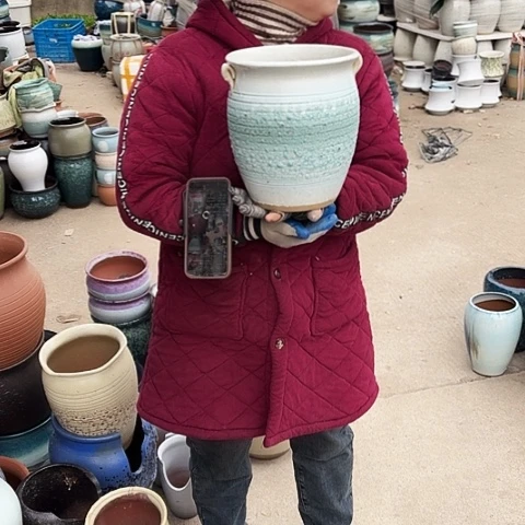 口20高24瑕疵盆子。