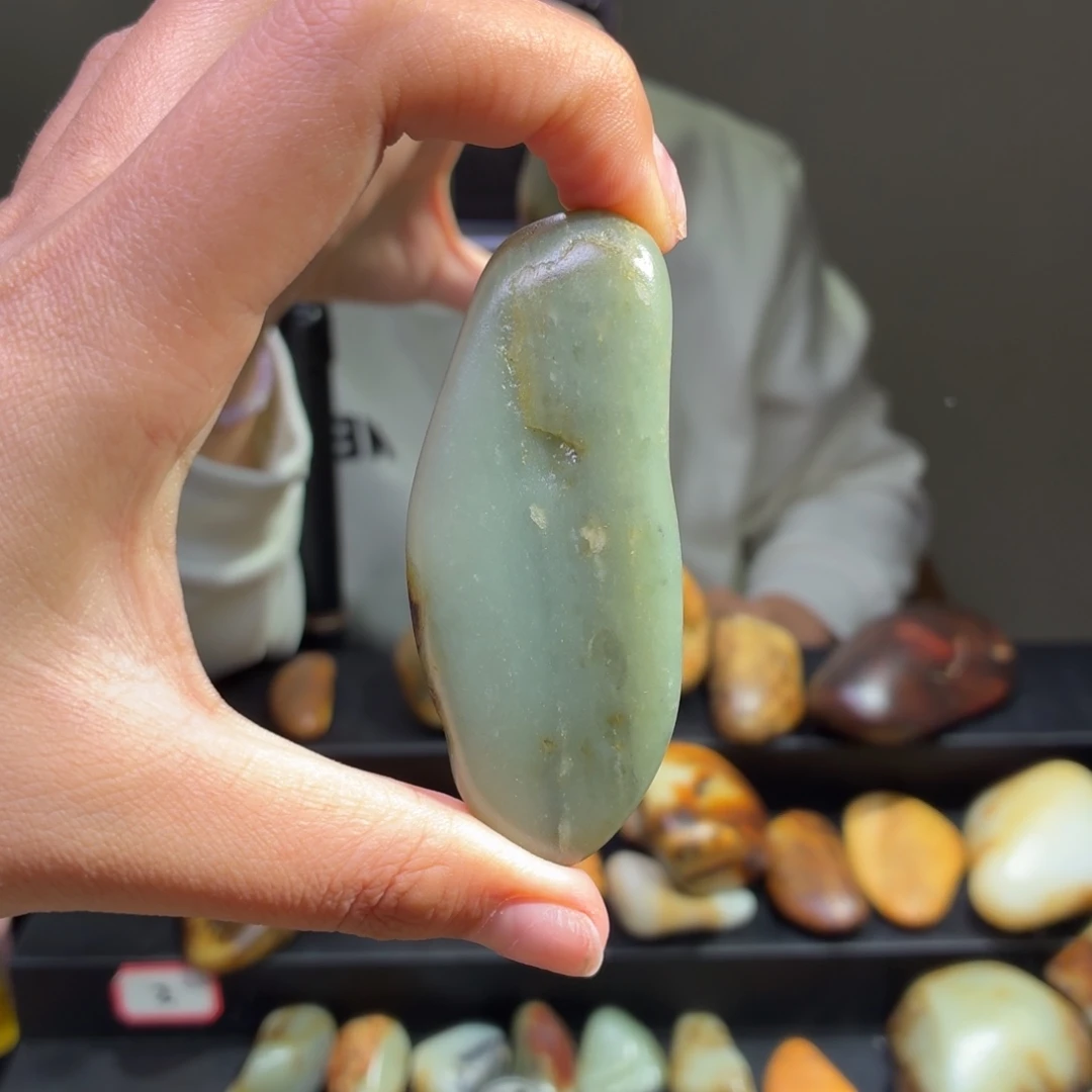 和田玉未镶嵌挂件80.2