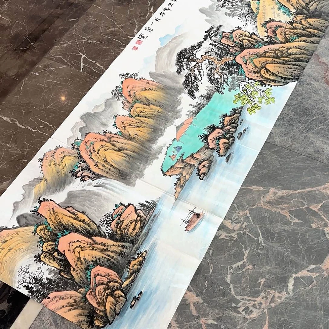 横款精品书画作品