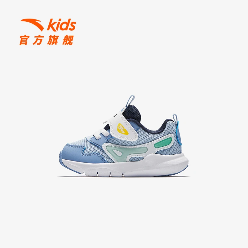 安踏儿童男女婴童跑鞋2025新款透气防滑耐磨宝宝学步鞋网面运动鞋