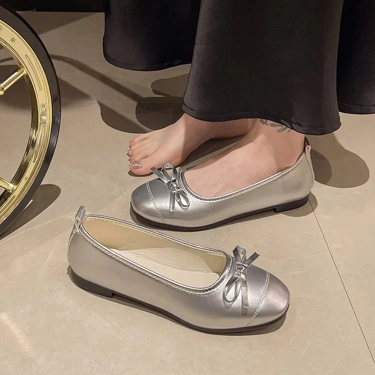 法式复古奶奶鞋女2024春夏装软底仙女风玛丽珍女鞋子平底浅口单鞋