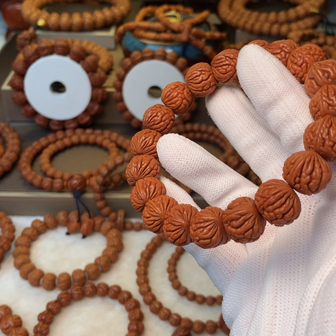 手串桃核秦岭龙纹