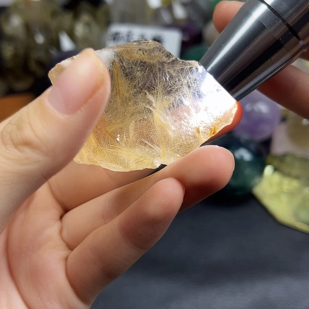 珠宝半成品未镶嵌紫晶374水晶石