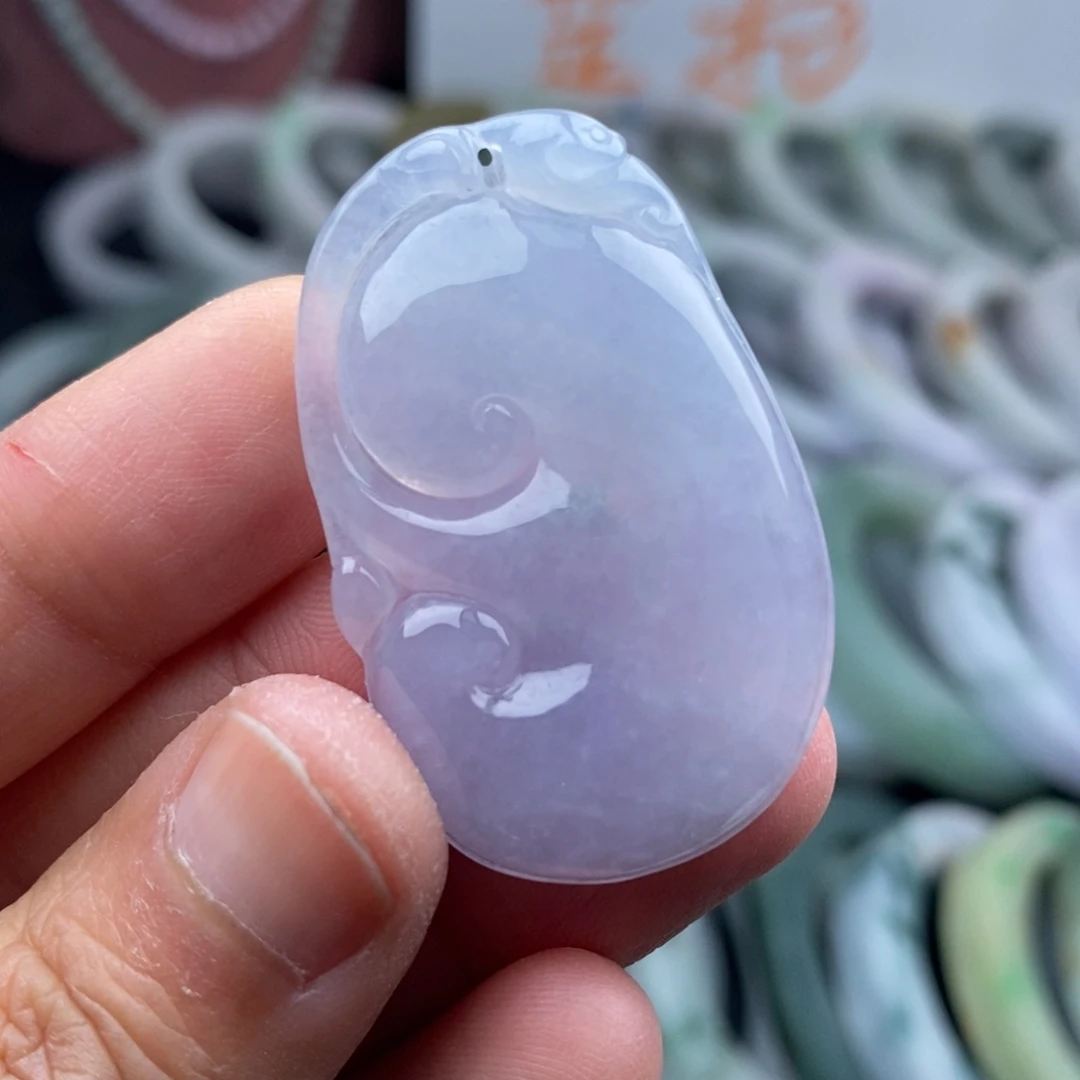 翡翠颈饰未镶嵌挂件