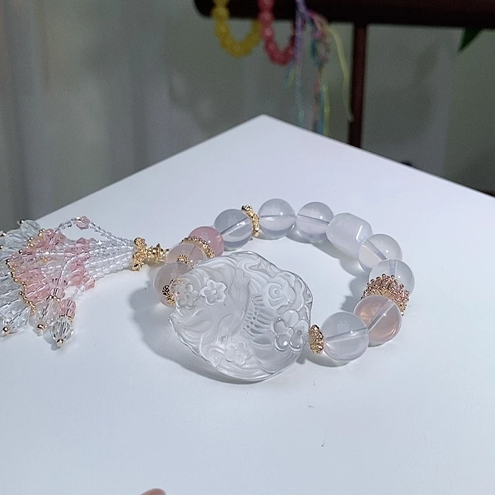 未镶嵌手链水晶白水晶设计款